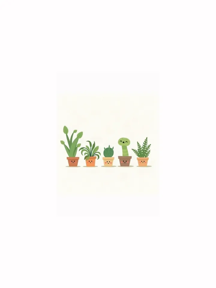 Houseplant Lineup print