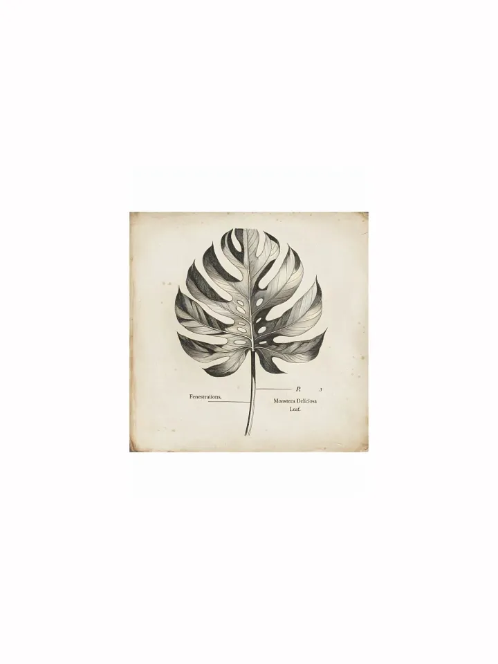 Monstera Field Guide print